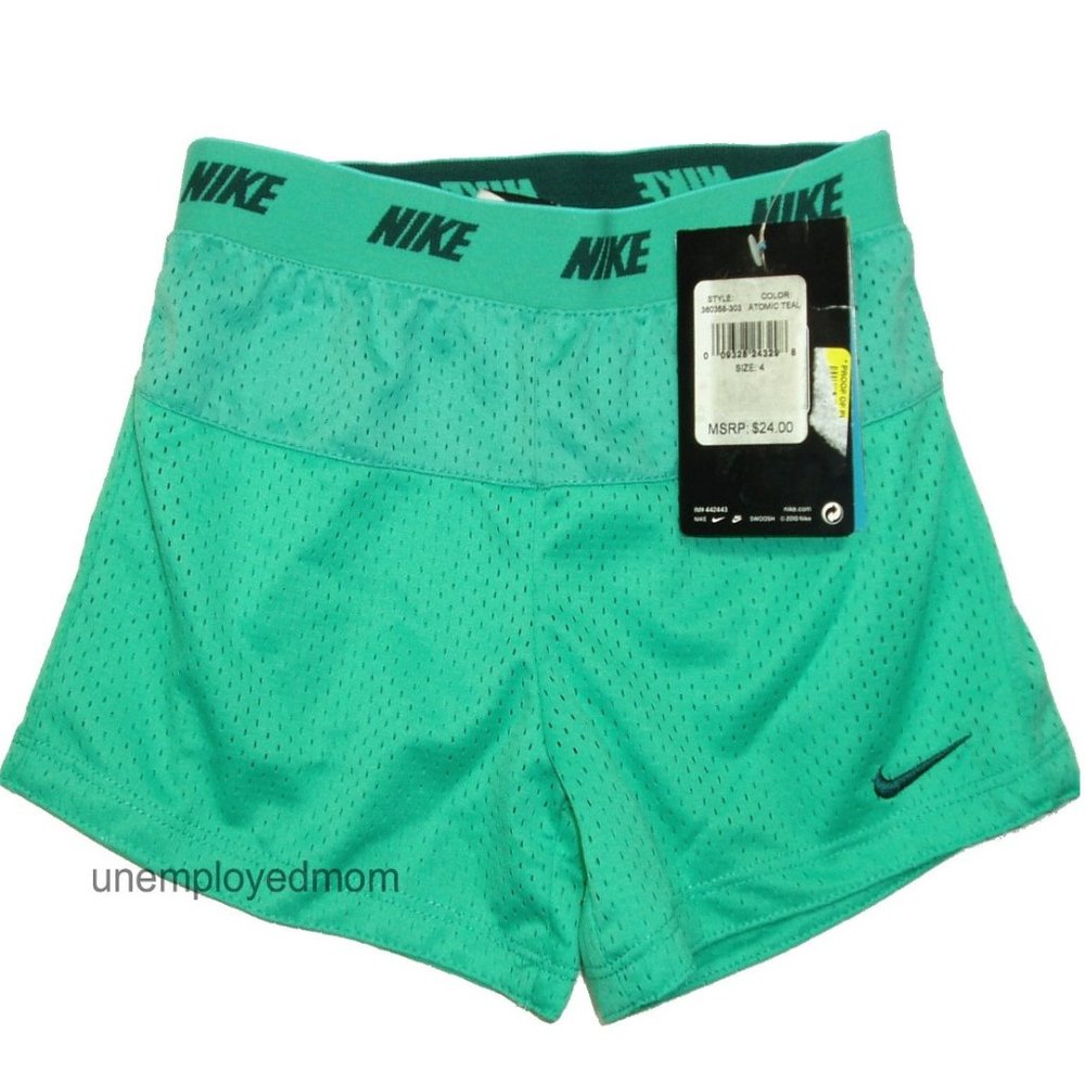 Nike Shorts Girls Mesh Lined Active Wear Sport Athletic BTS